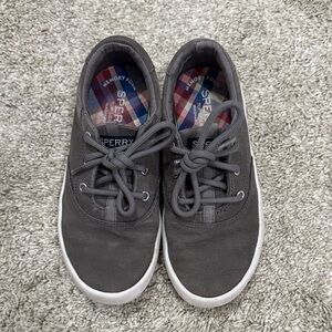 Sperry boys Gray Casual Shoes size 12.5